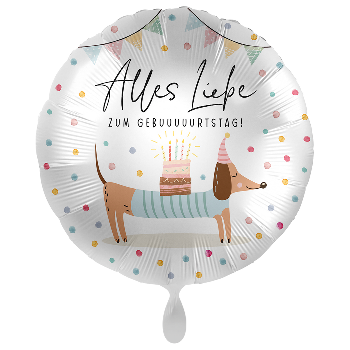 1 Balloon XXL - Doggy Dots Birthday - GER