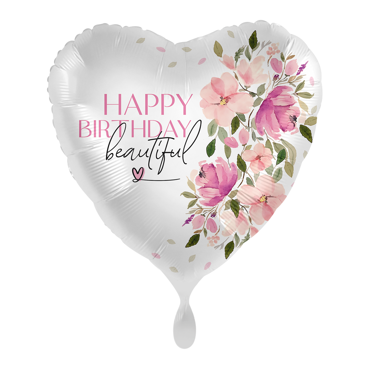 1 Balloon - Beautiful Flowers to your Birthday - ENG