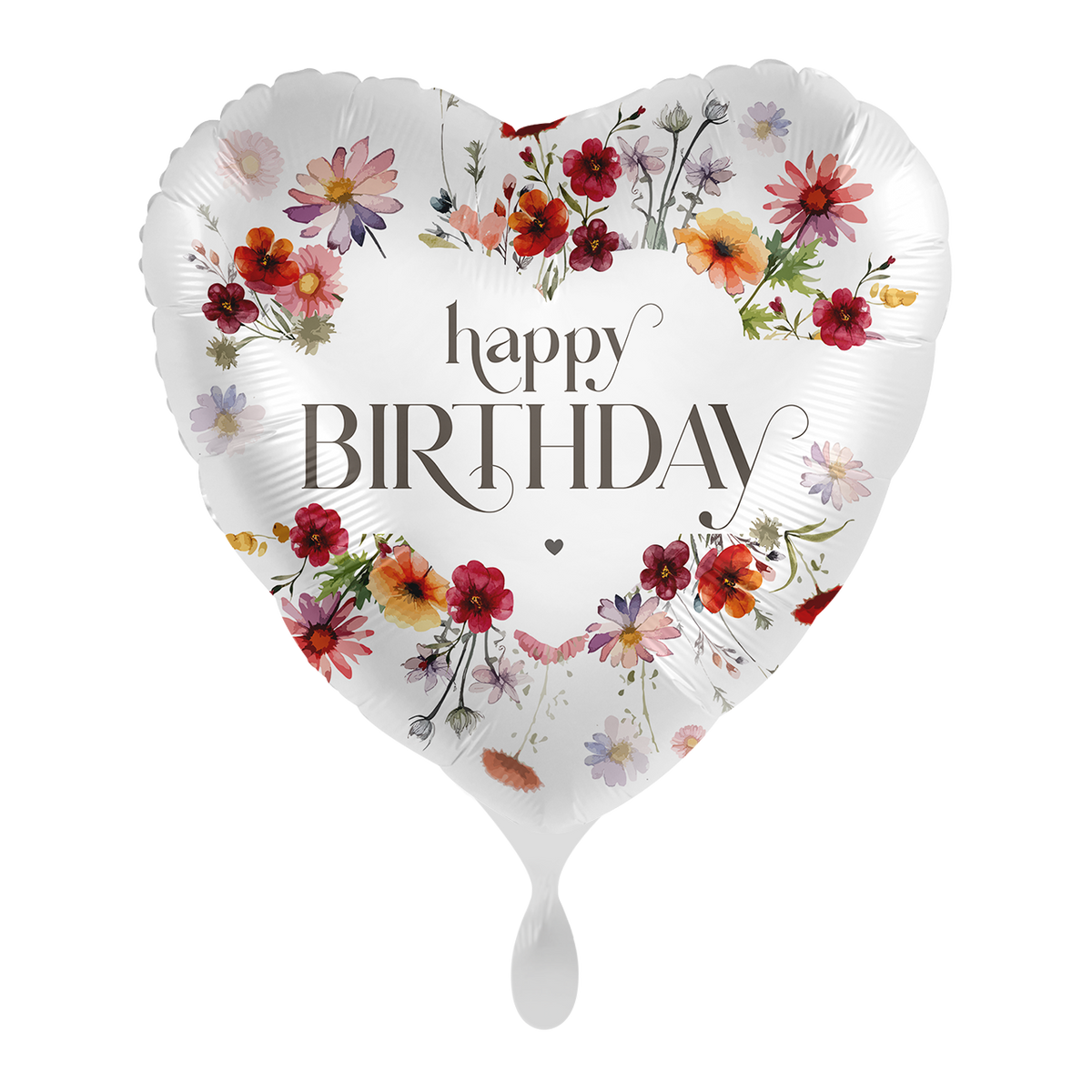 1 Balloon - Colourful Wildflowers Birthday - ENG