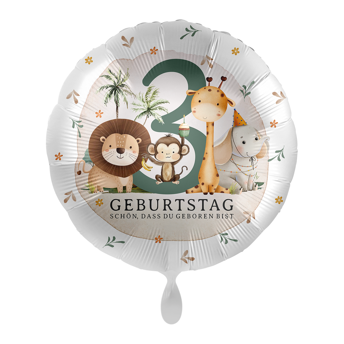 1 Balloon - Jungleparty zum 3. Geburtstag - GER
