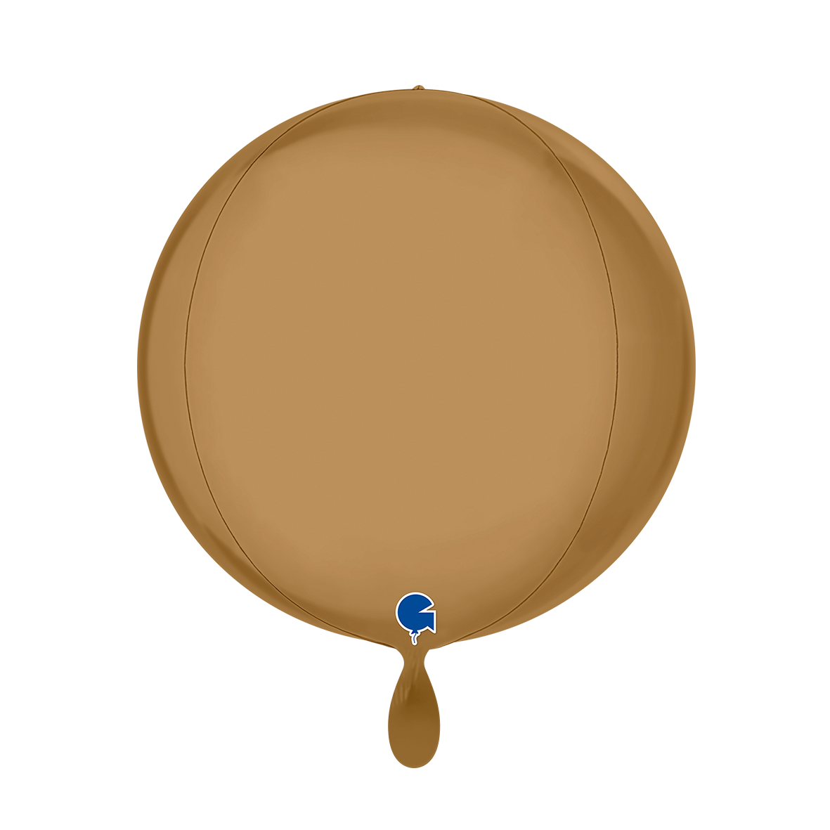 1 Balloon 4D - Globe - Platinum Champagne