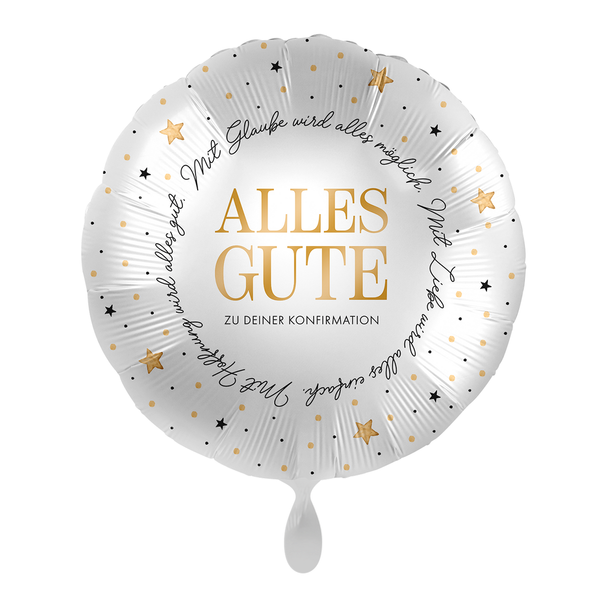 1 Balloon - Confirmation Stars - GER