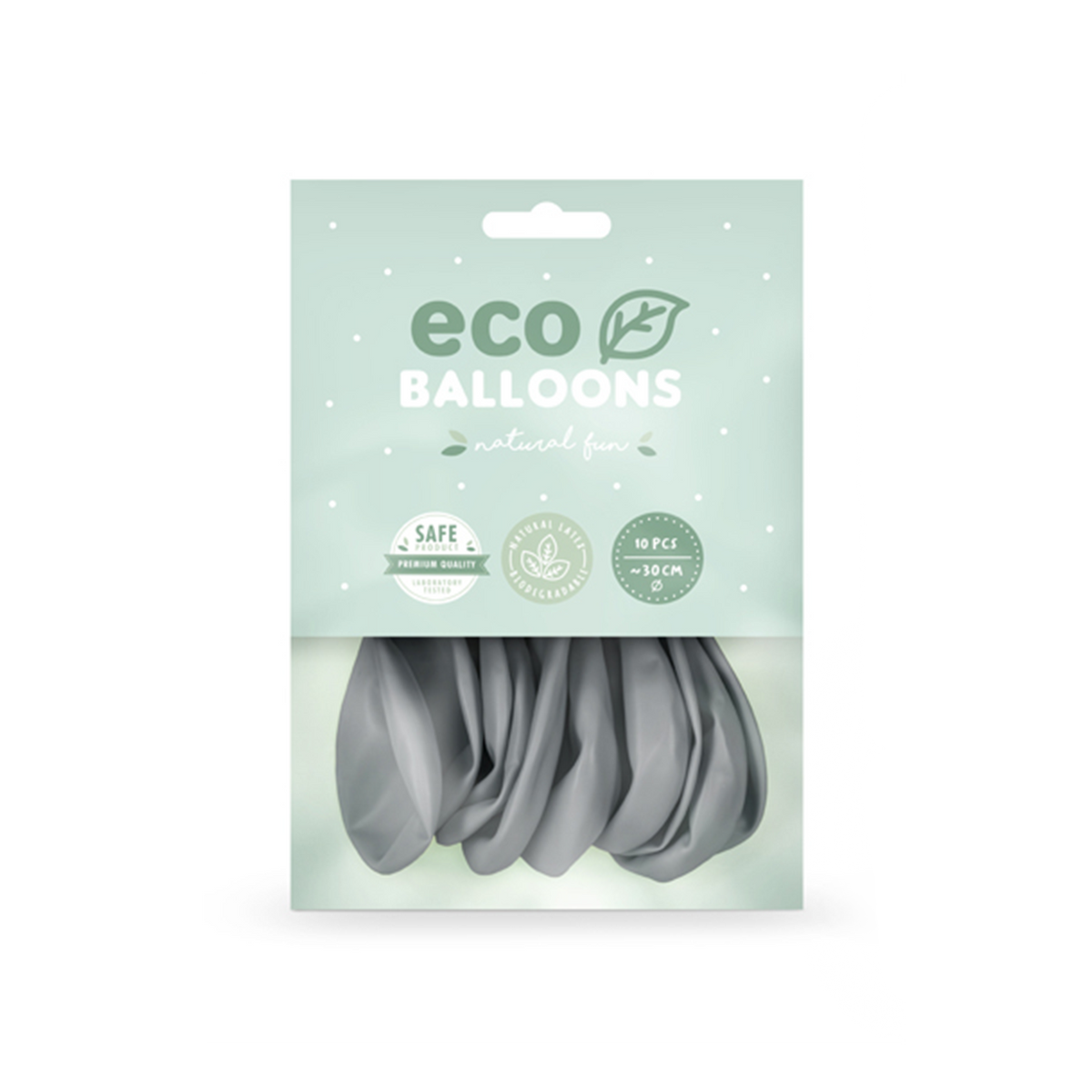 10 ECO-Luftballons - Ø 30cm - Grey