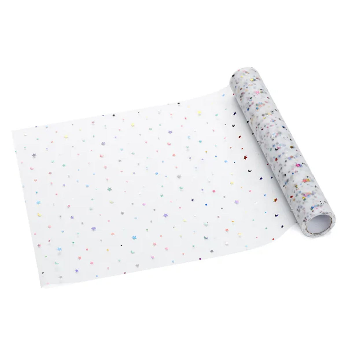 1 Tischdecke Tüll - Stars Mix