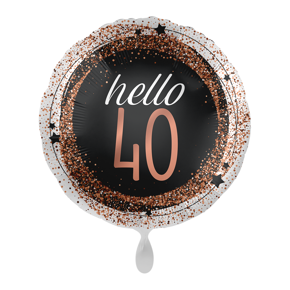 1 Balloon - Glitter Hello 40