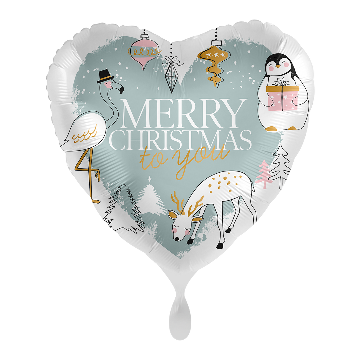 1 Balloon - Christmas Friends - ENG