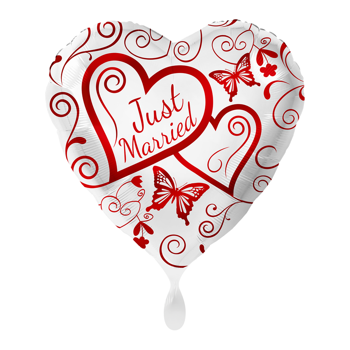 1 Balloon - Hearts Just Married - ENG