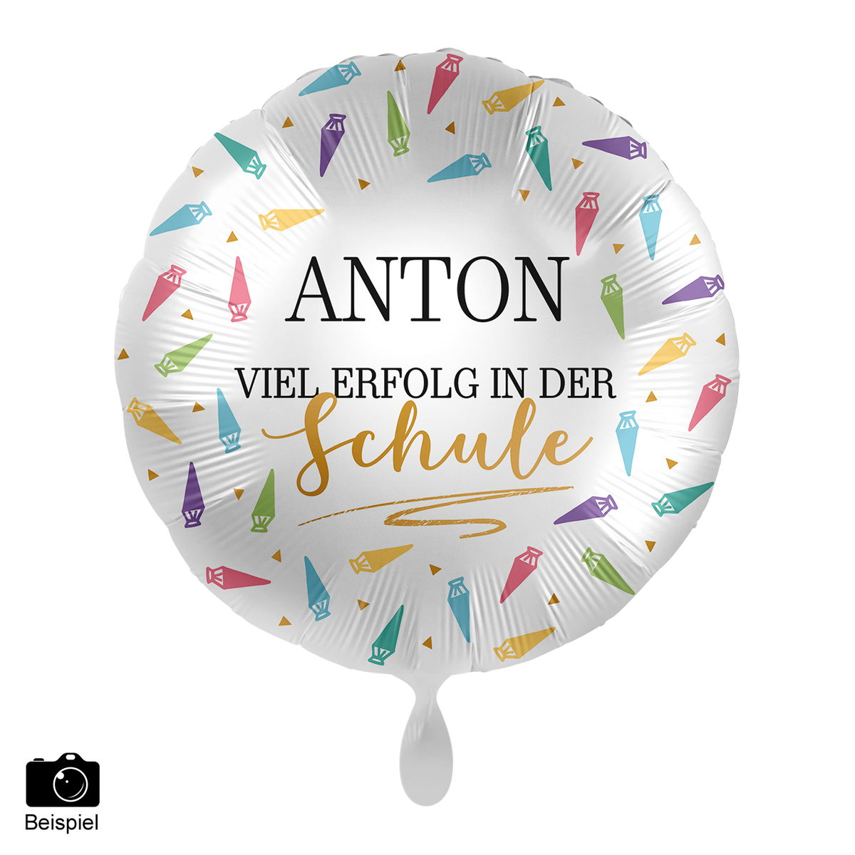 1 Balloon - Personalize IT - Viel Erfolg in der Schule
