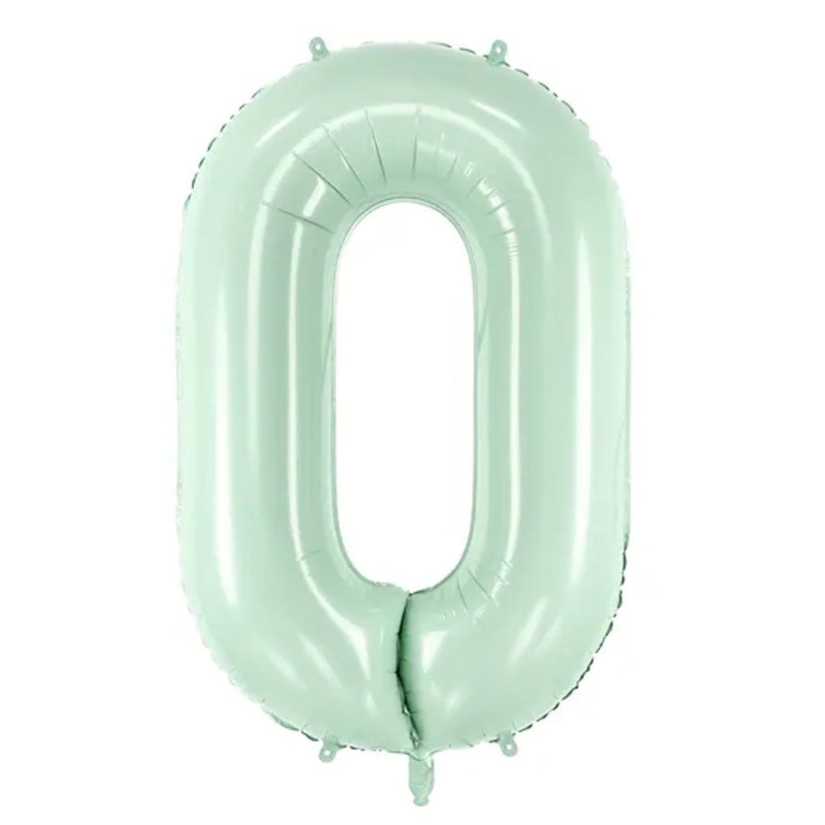 1 Balloon XL - Zahl 0 - Mintgrün