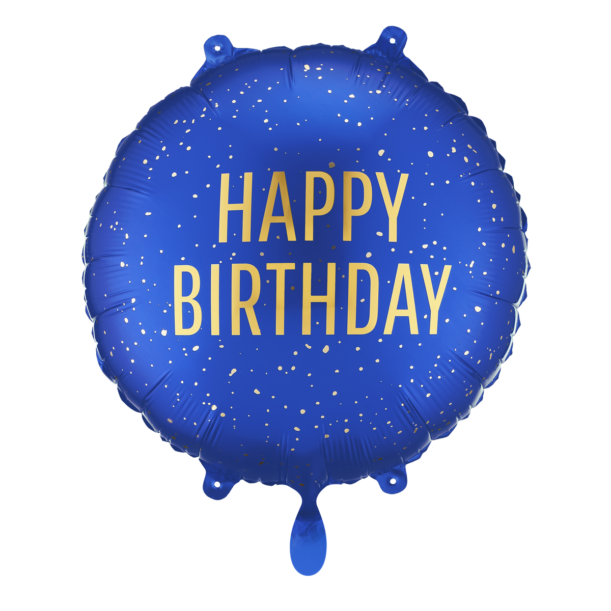 1 Ballon - Happy Birthday - Marineblau
