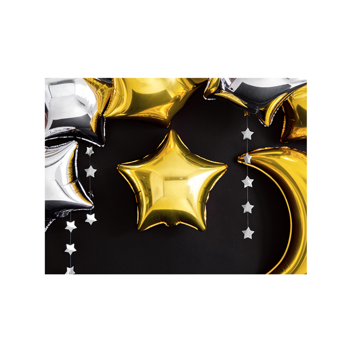 1 Ballon - Stern - Gold