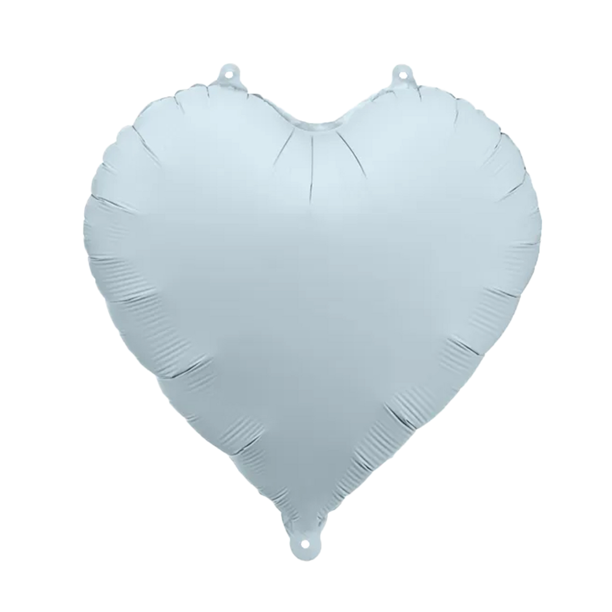 1 Ballon - Herz - Satin - Hellblau