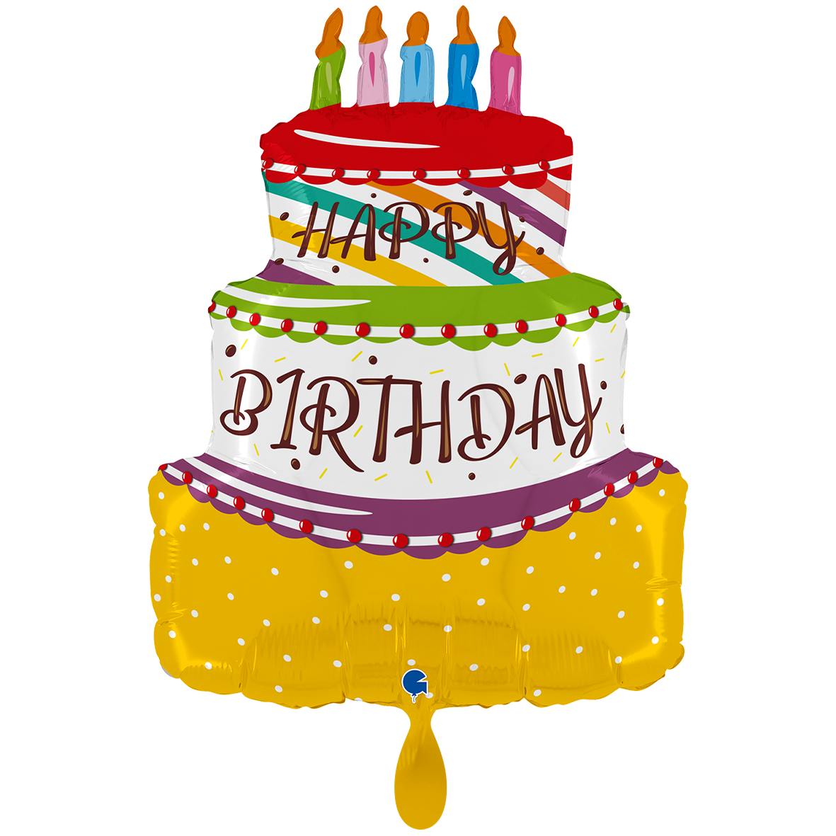 1 Balloon XXL - Birthday Cake