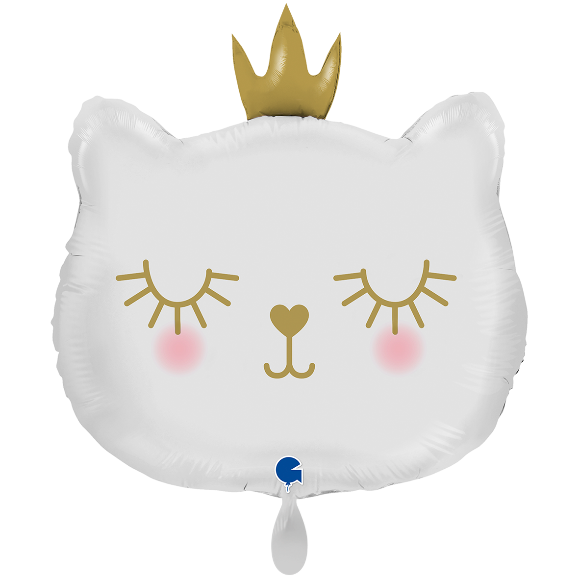 1 Balloon XXL - Cat Princess - White