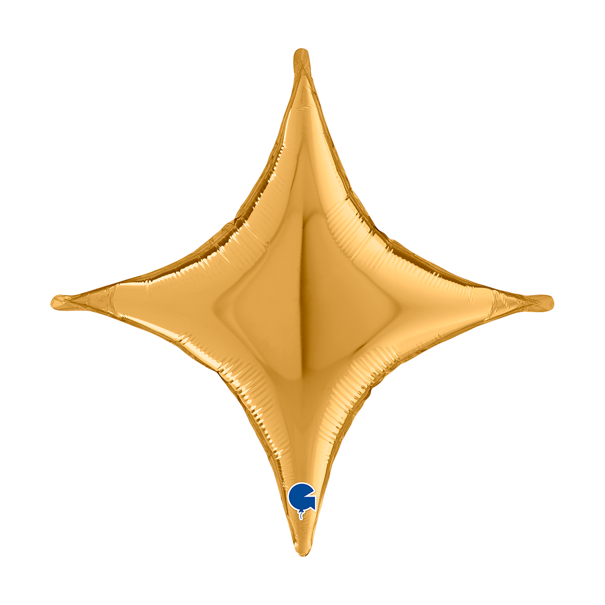 1 Balloon - Deco-Concave Cross - Gold