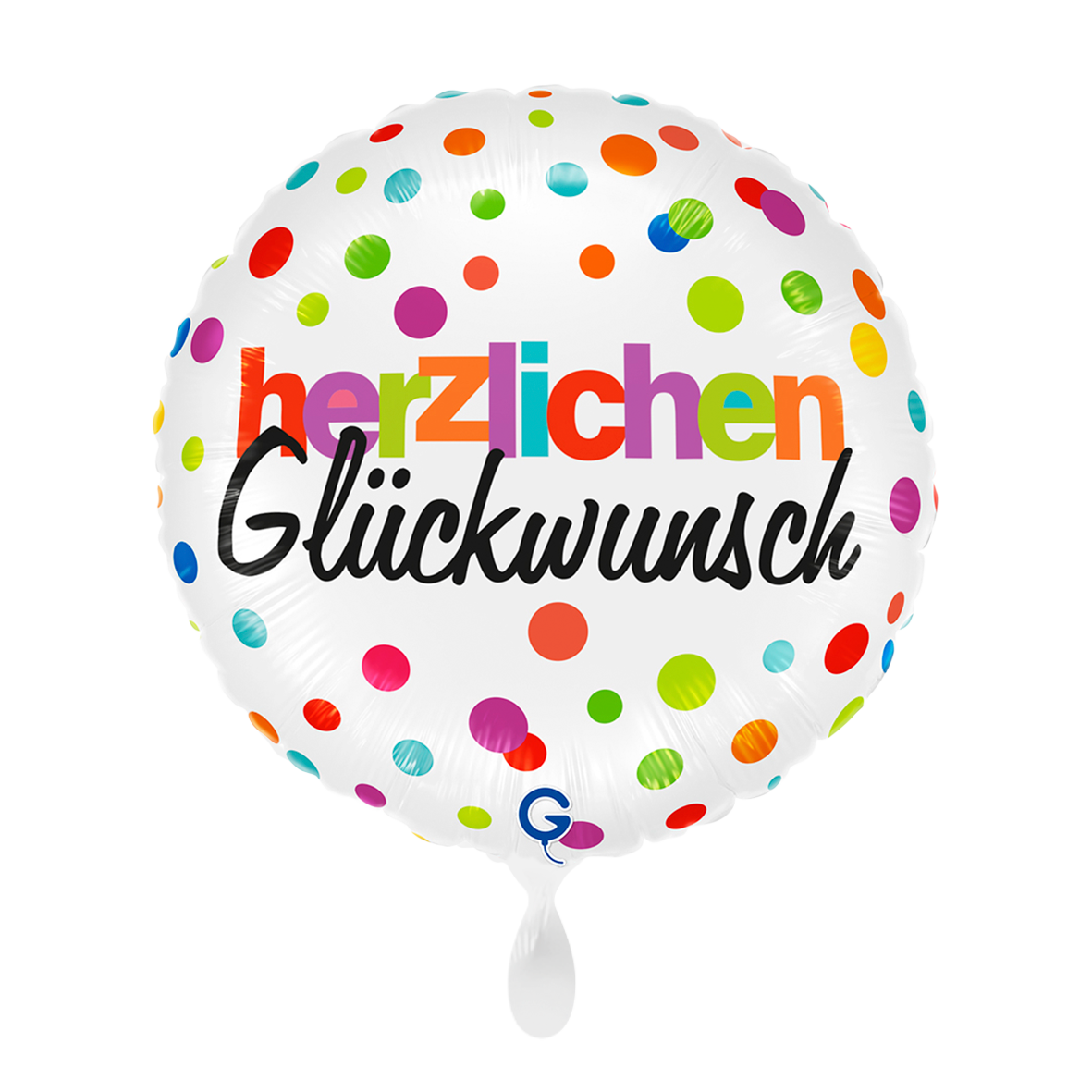 1 Balloon - Herzlichen Glückwunsch Dots