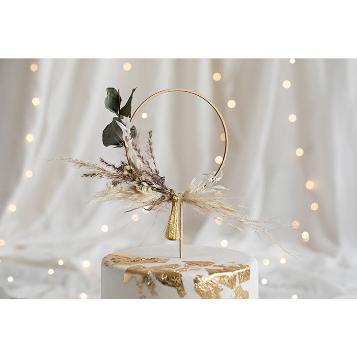 1 Cake Topper - Holz - Hoop