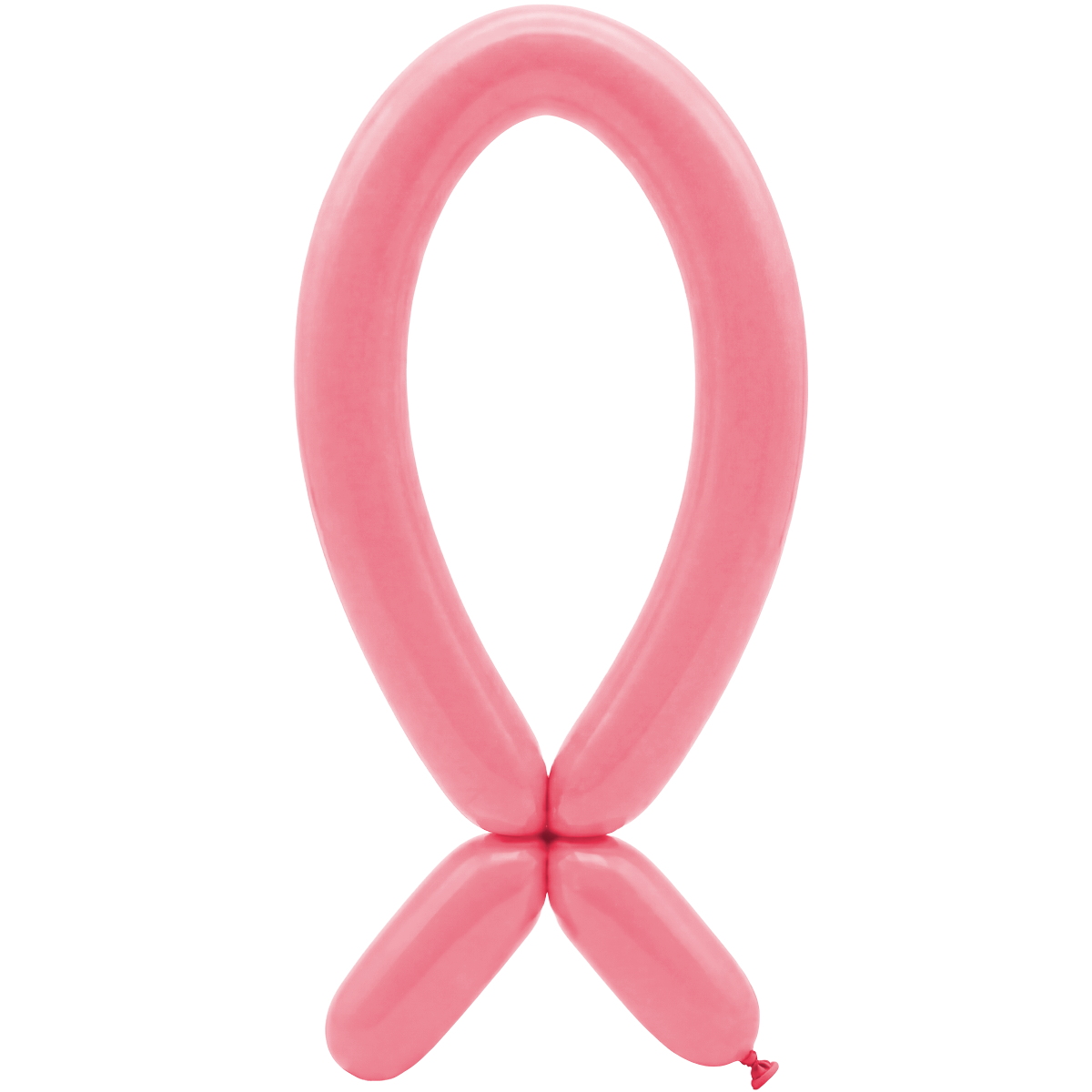 50 Modelling Balloons - Nozzle up - 5x152cm - Rose