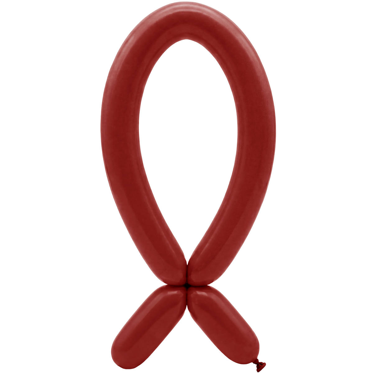 50 Modelling Balloons - Nozzle up - 5x152cm - Imperial Red