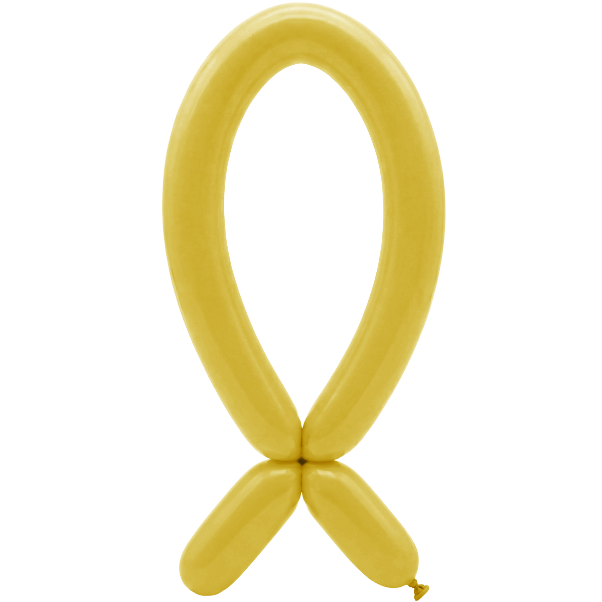 50 Modelling Balloons - Nozzle up - 5x152cm - Mustard