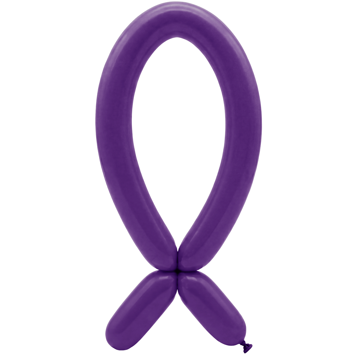 50 Modelling Balloons - Nozzle up - 5x152cm - Violet