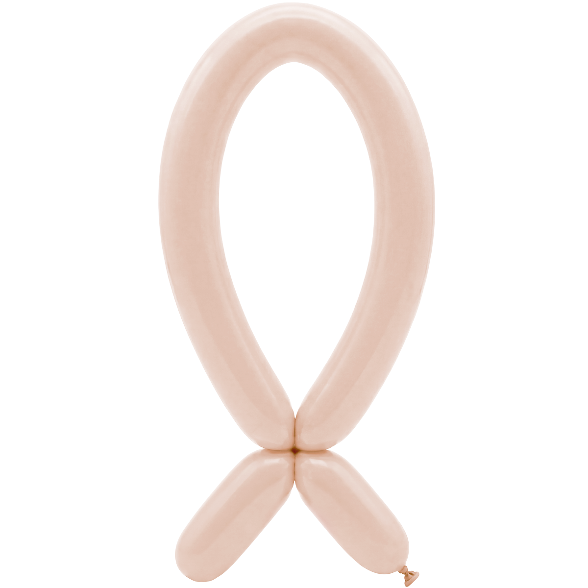 50 Modelling Balloons - Nozzle up - 5x152cm - Creamy Blush