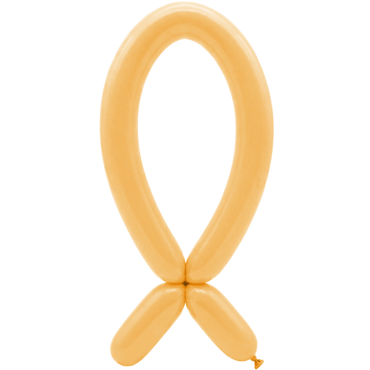 50 Modelling Balloons - Nozzle up - 5x152cm - Peach Blush
