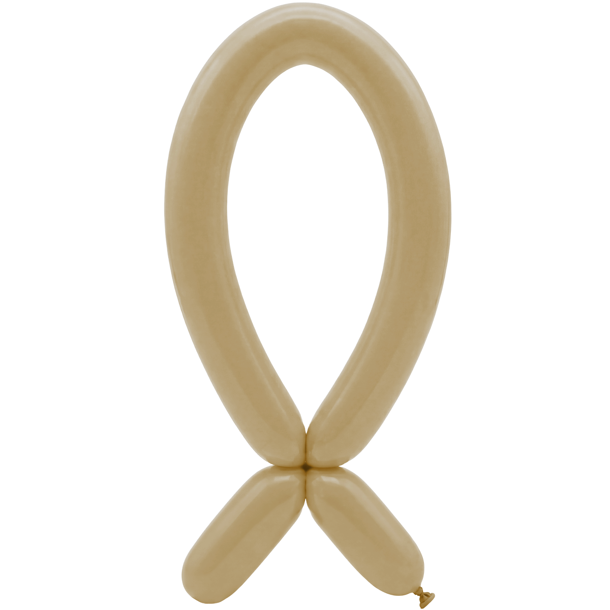 50 Modelling Balloons - Nozzle up - 5x152cm - White Sand