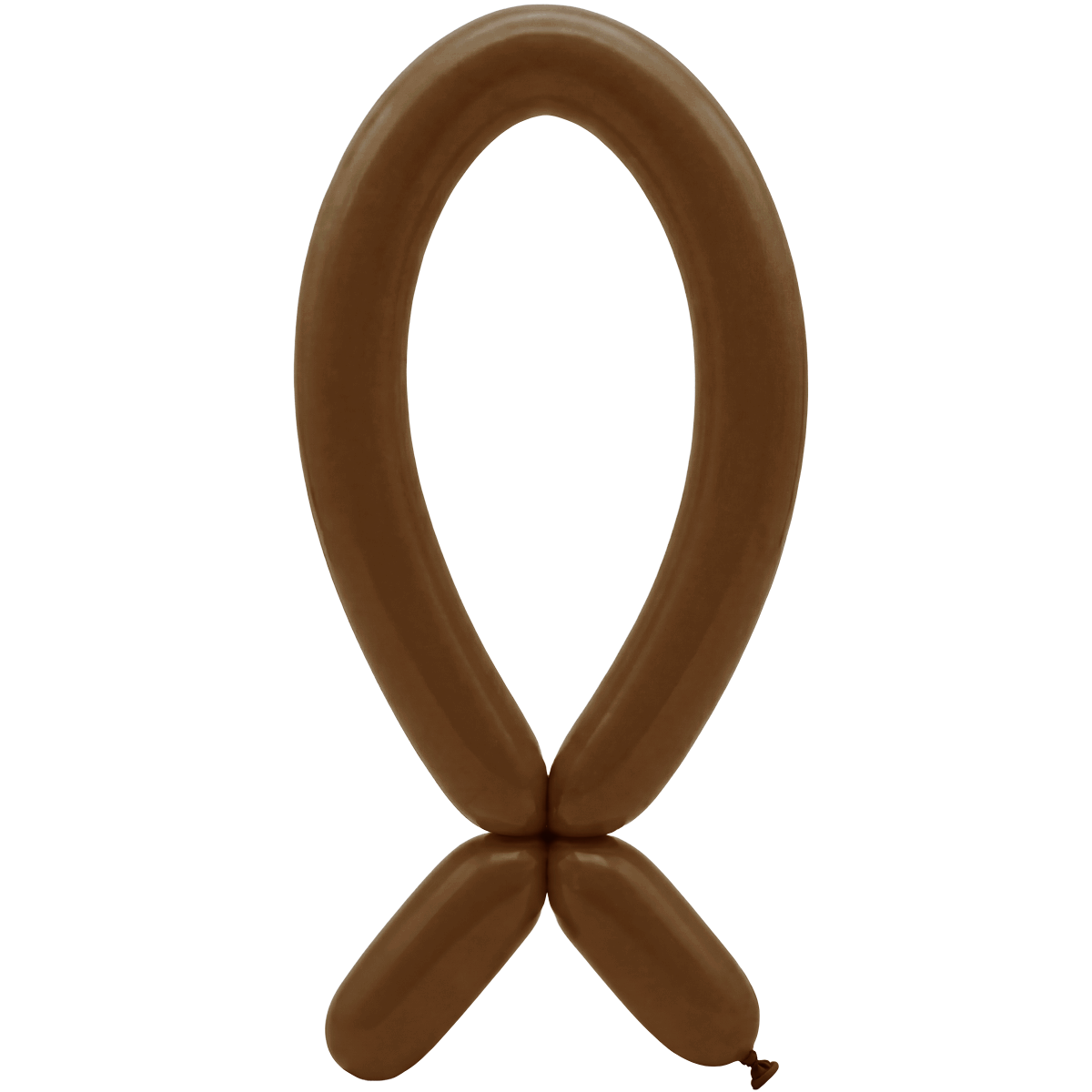 50 Modelling Balloons - Nozzle up - 5x152cm - Coffee