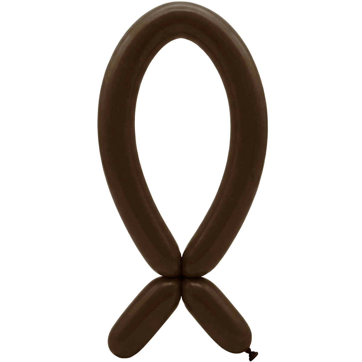 50 Modelling Balloons - Nozzle up - 5x152cm - Chocolate Brown