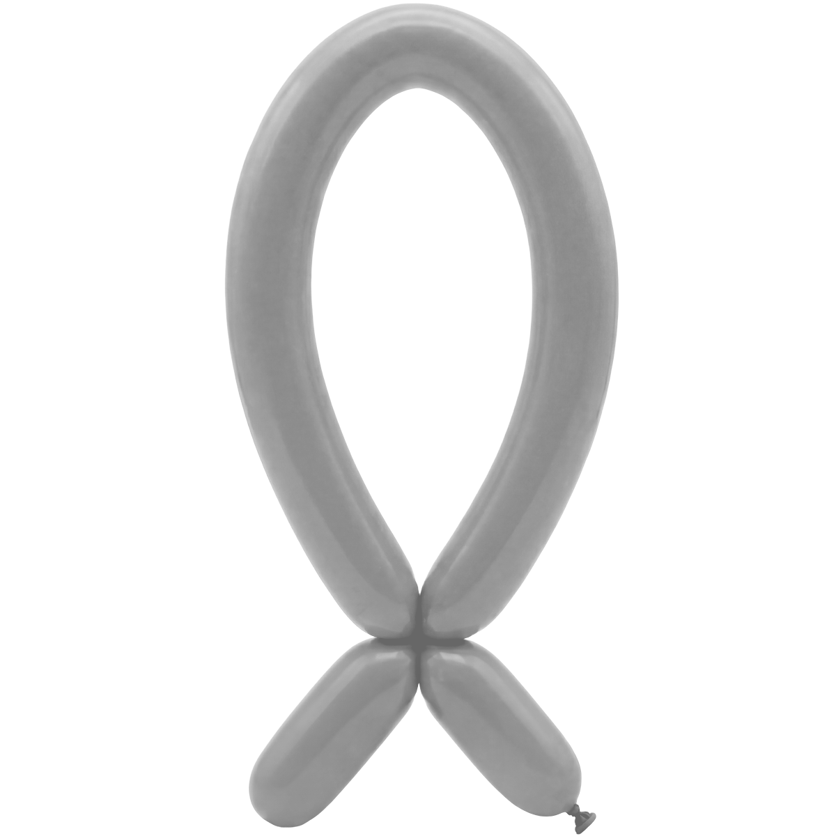50 Modelling Balloons - Nozzle up - 5x152cm - Grey