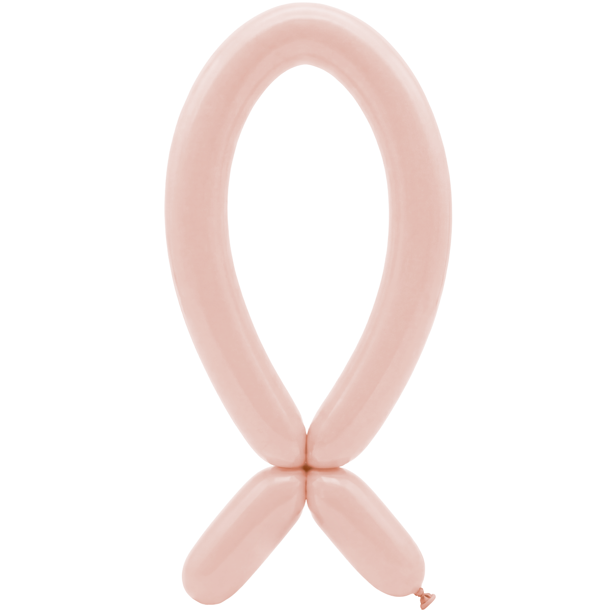 50 Modelling Balloons - Nozzle up - 5x152cm - Pastel Dusk Rose