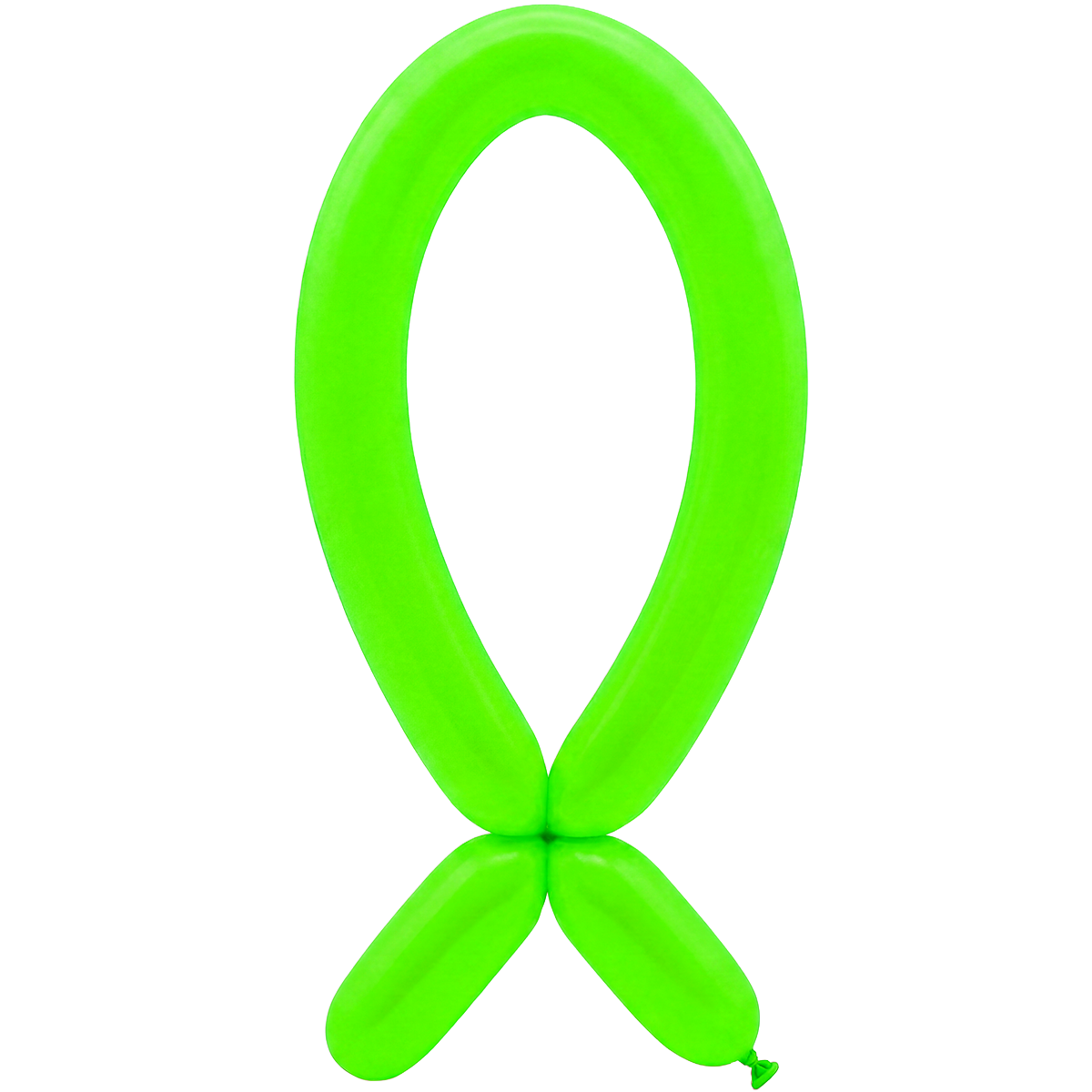 50 Modelling Balloons - Nozzle up - 5x152cm - Neon Green