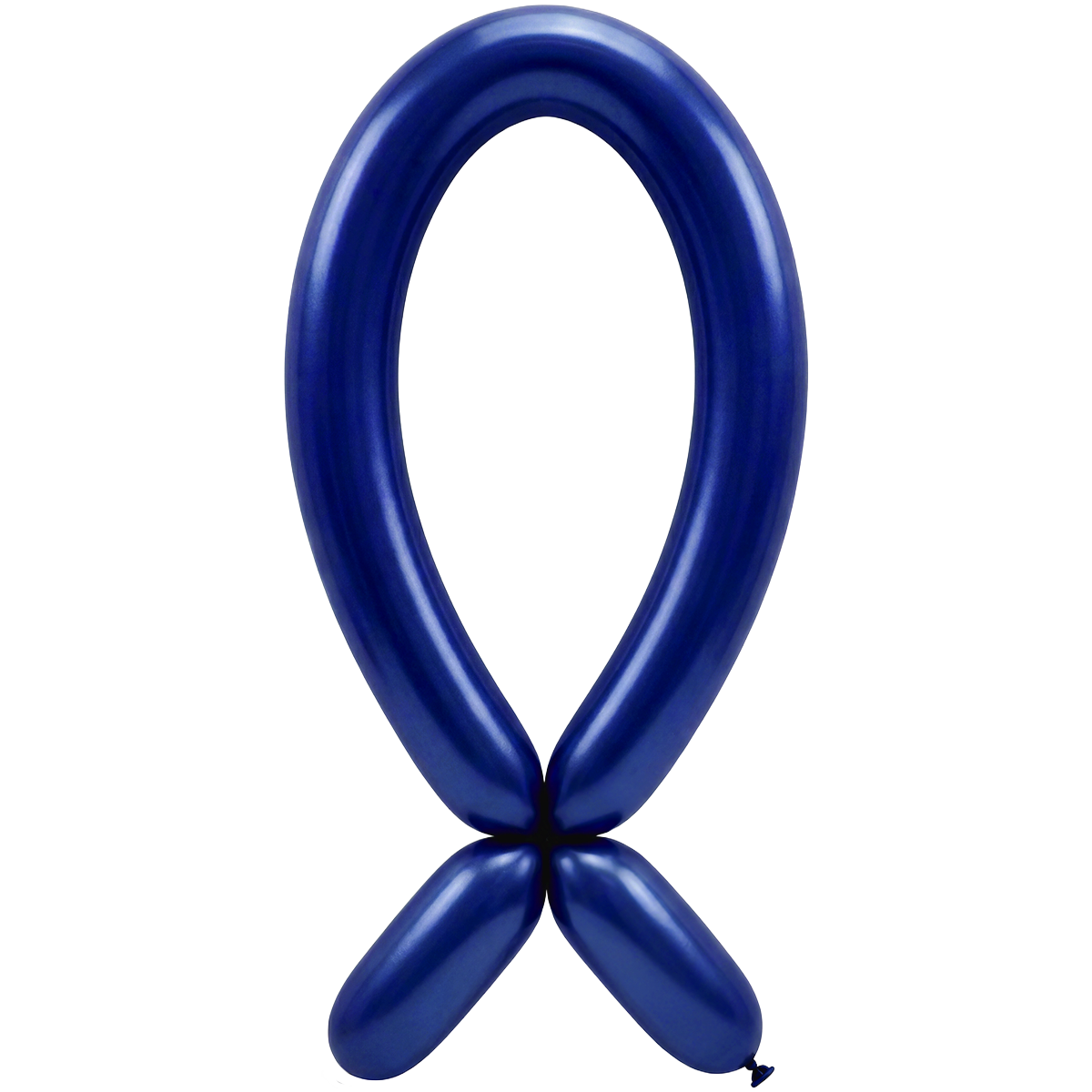 50 Modelling Balloons - Nozzle up - 5x152cm - Metallic Blue