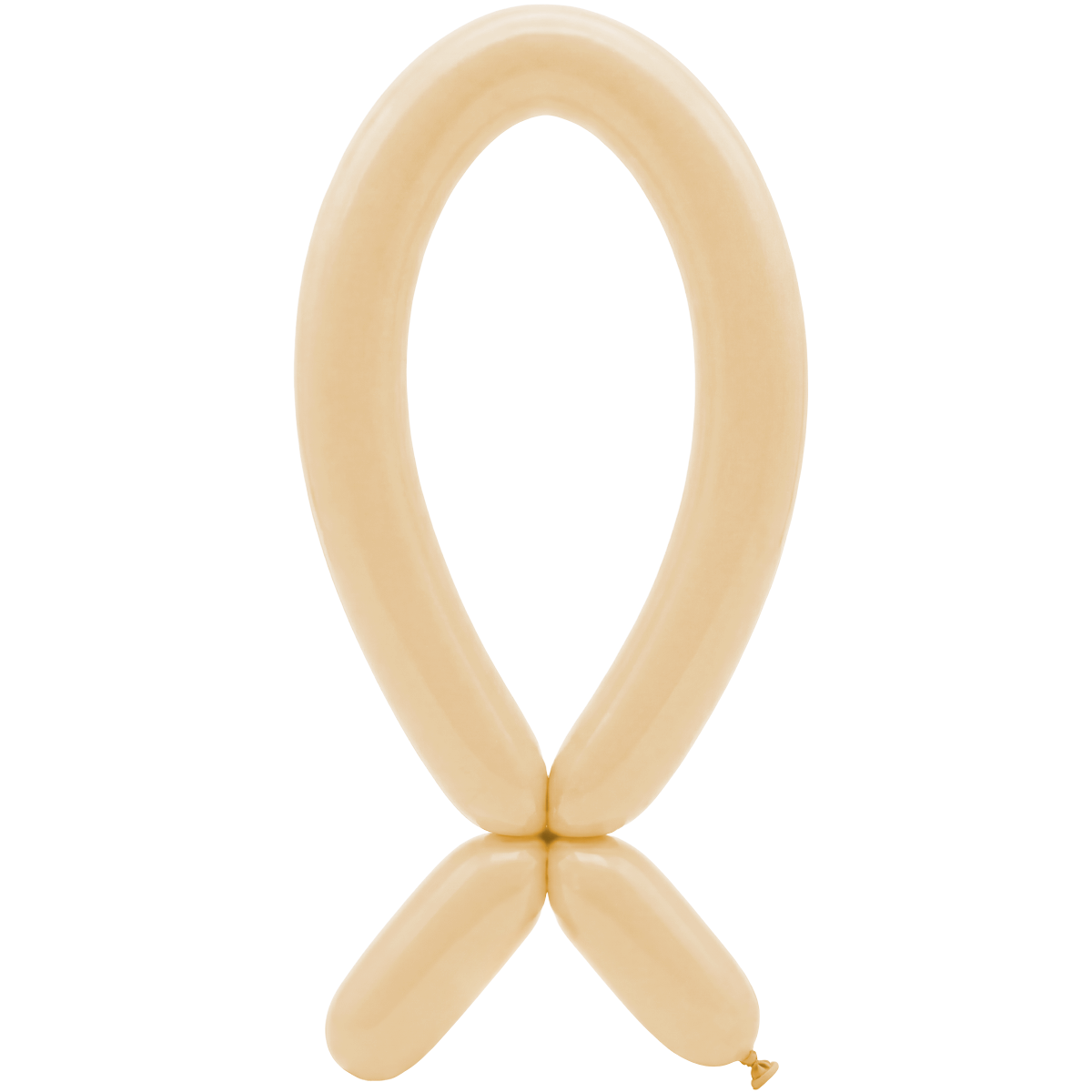 50 Modelling Balloons - Nozzle up - 5x152cm - Pastel Matte Nude