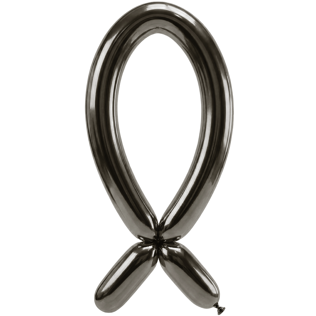 50 Modelling Balloons - Nozzle up - 5x152cm - Silk Midnight Grey