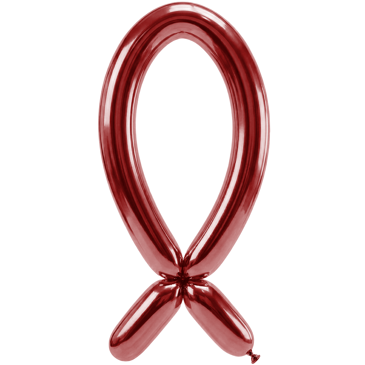 50 Modelling Balloons - Nozzle up - 5x152cm - Reflex Red