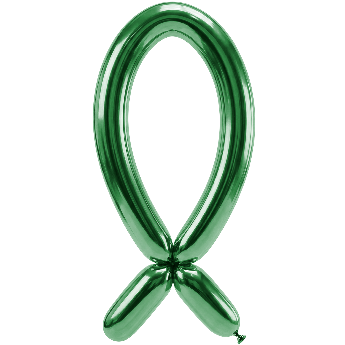 50 Modelling Balloons - Nozzle up - 5x152cm - Reflex Aurora Green
