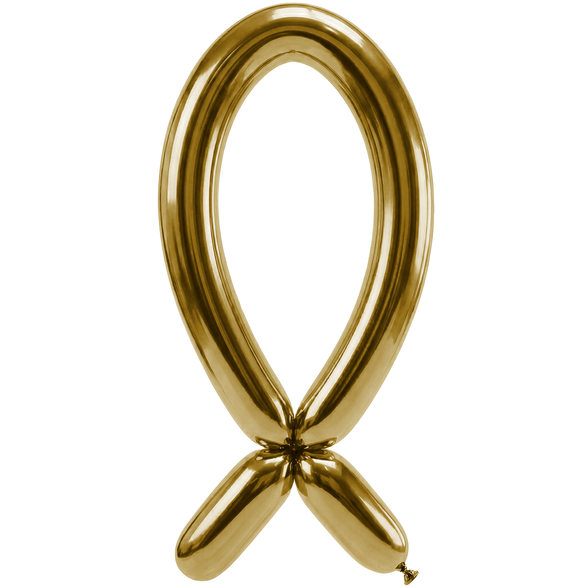50 Modelling Balloons - Nozzle up - 5x152cm - Reflex Gold