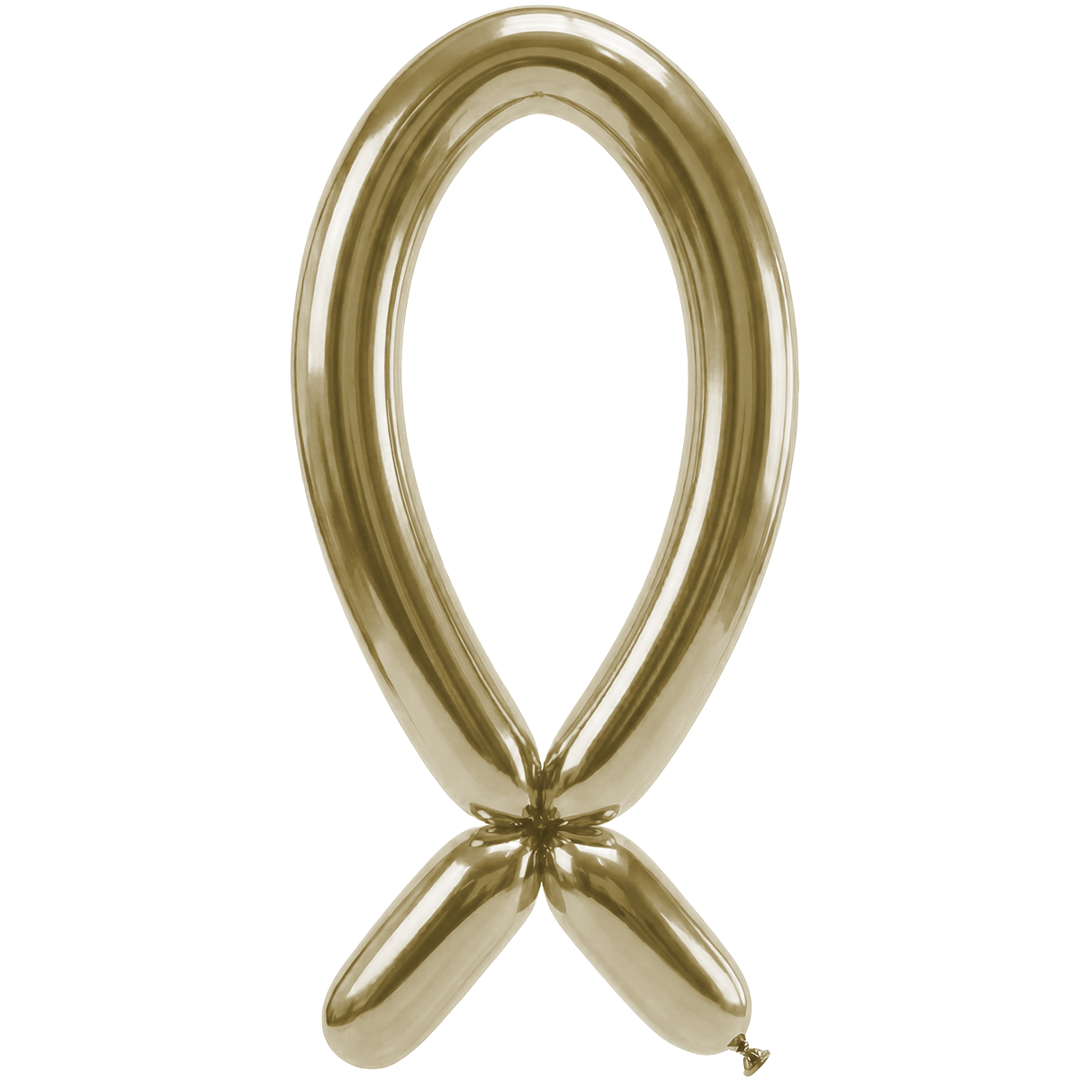 50 Modelling Balloons - Nozzle up - 5x152cm - Reflex Champagne