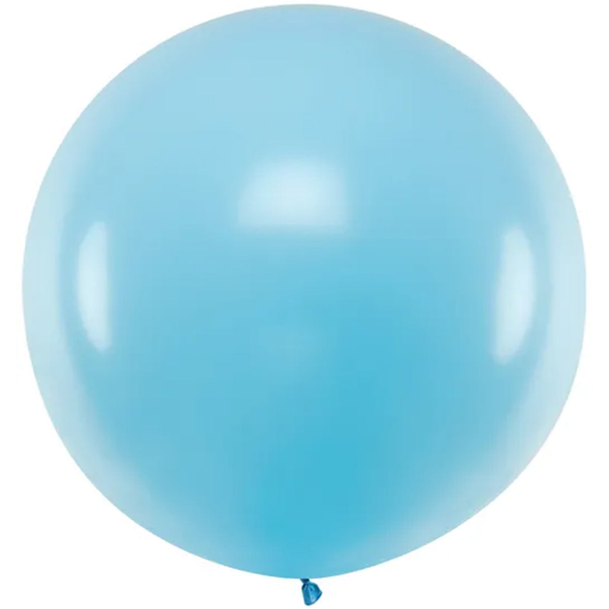 1 Riesenballon - Ø 1m - Pastell - Hellblau