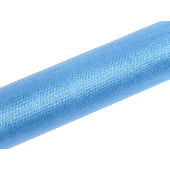 1 Organzastoff - 16cm - Hellblau