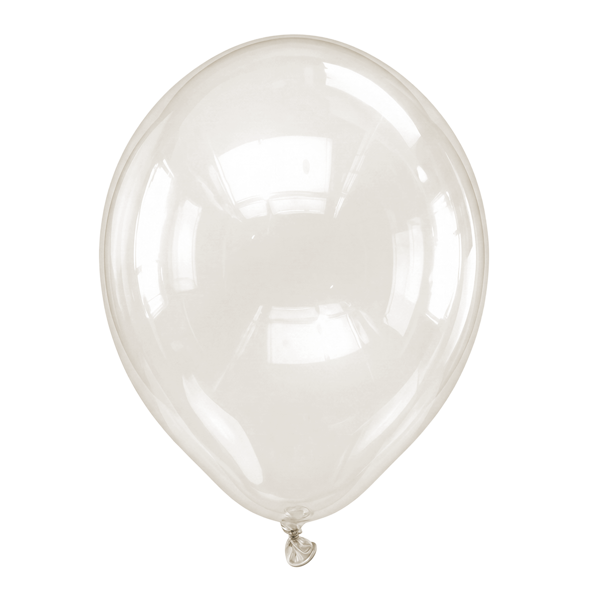 25 Luftballons - Ø46 cm - Crystal Clear