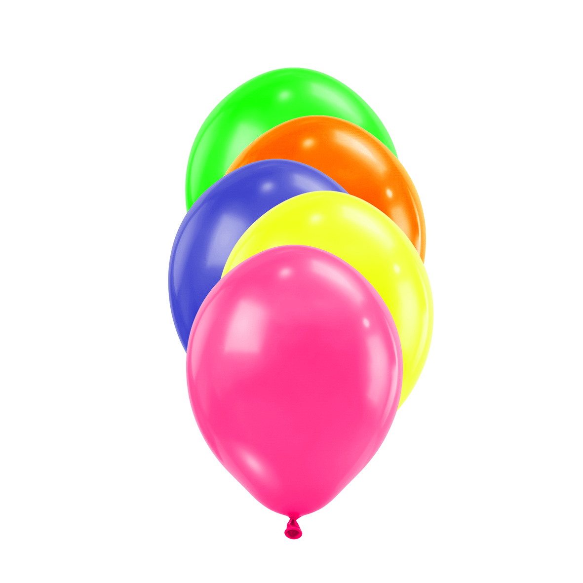 50 Luftballons - Ø12 cm - Neon Assorted