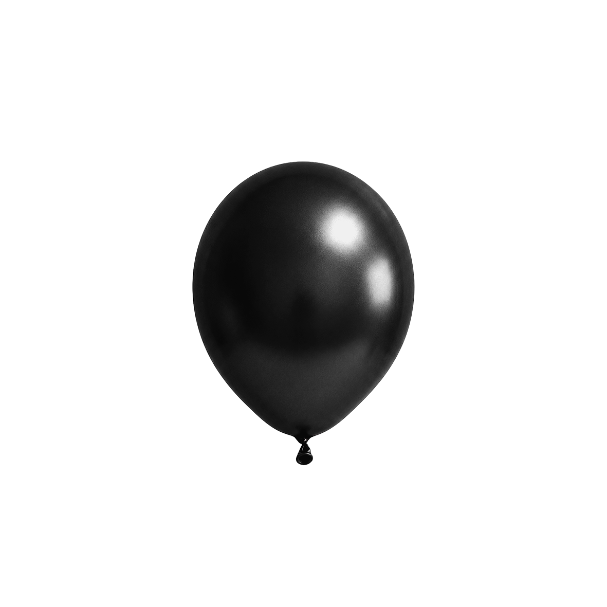 50 Luftballons - Ø12 cm - Metallic Black