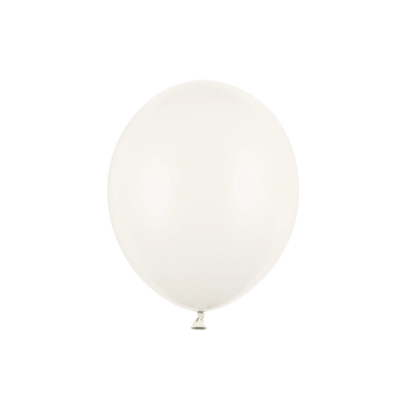 100 Luftballons - Ø 23cm - Pastell AltWeiß