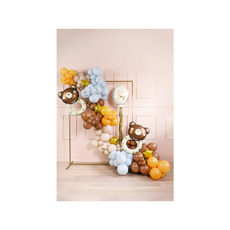 100 Luftballons - Ø 23cm - Pastell Mocca