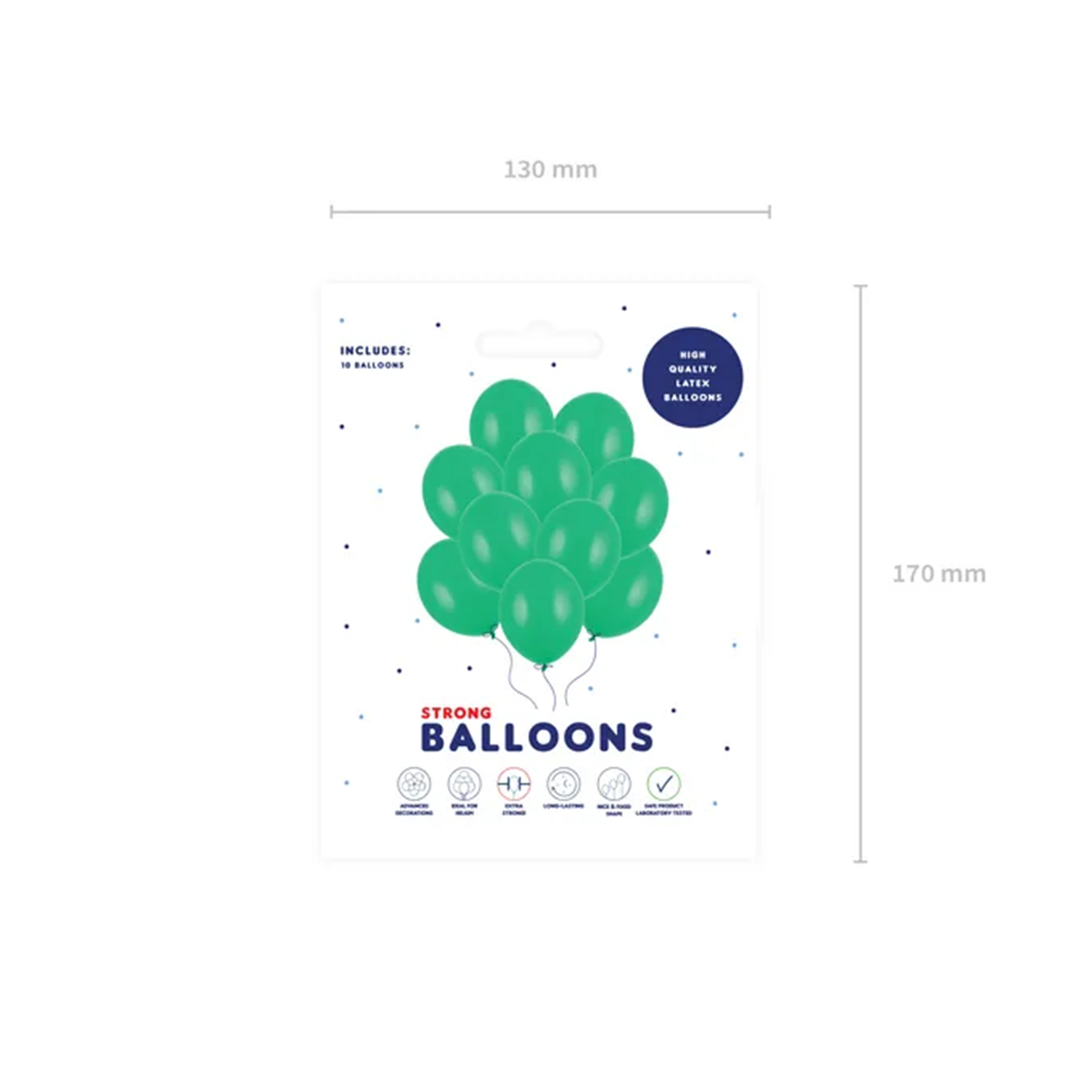 10 Luftballons - Ø 30cm - Pastel Green