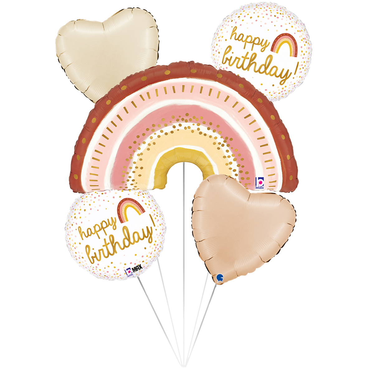 1 Balloon Set - Boho Rainbow