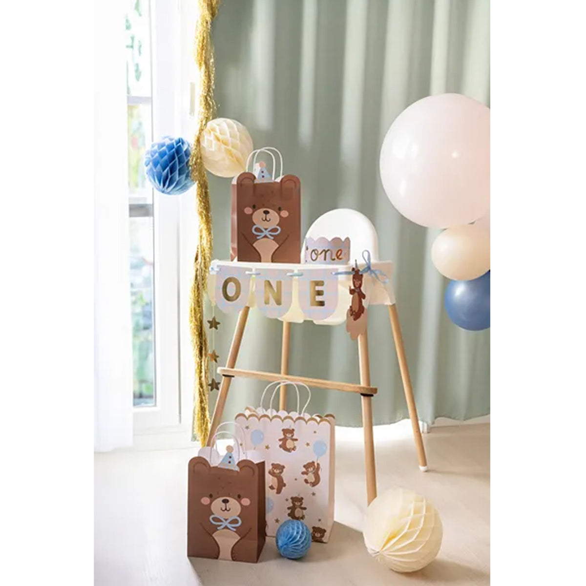 1 Geschenktüte - Teddybär
